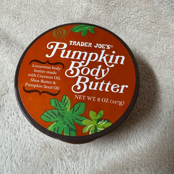 Trader Joe's Pumpkin Body Butter Net Wt. 8 oz. NEW 2 pack - Picture 5 of 6